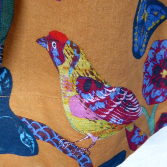 Nathalie Lete Paris gathered waist skirt Anthropologie Size 0 - Picture 5 of 6